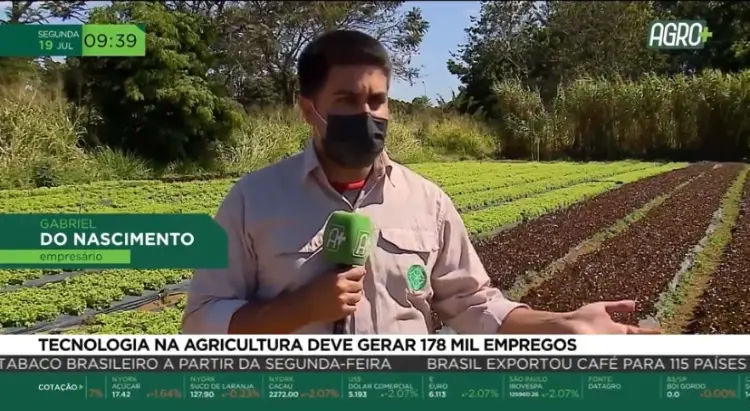 NONG founder interviewed on national TV about agriculture technology